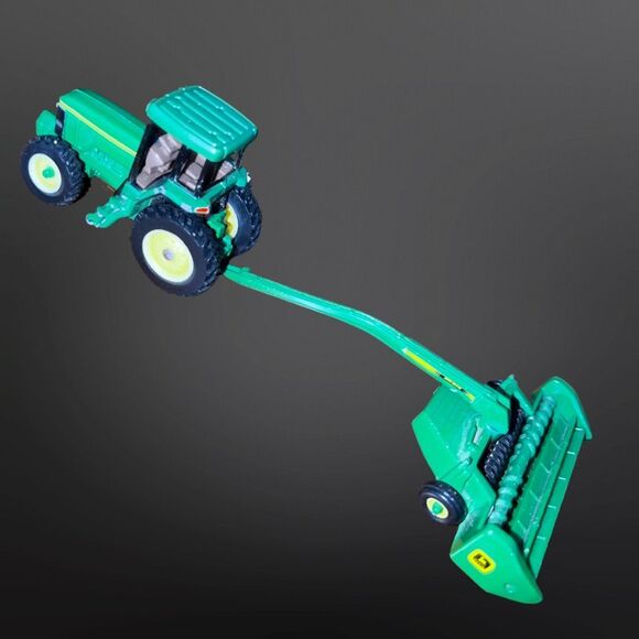 ERTL JOHN DEERE DIECAST Lawn Mower Tractor Tractor Cart & Tractor with Loader B6 - Picture 5 of 7